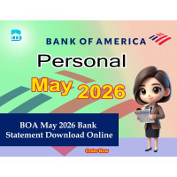 BOA May 2026 Bank Statement Download Online | Personal Statement Template